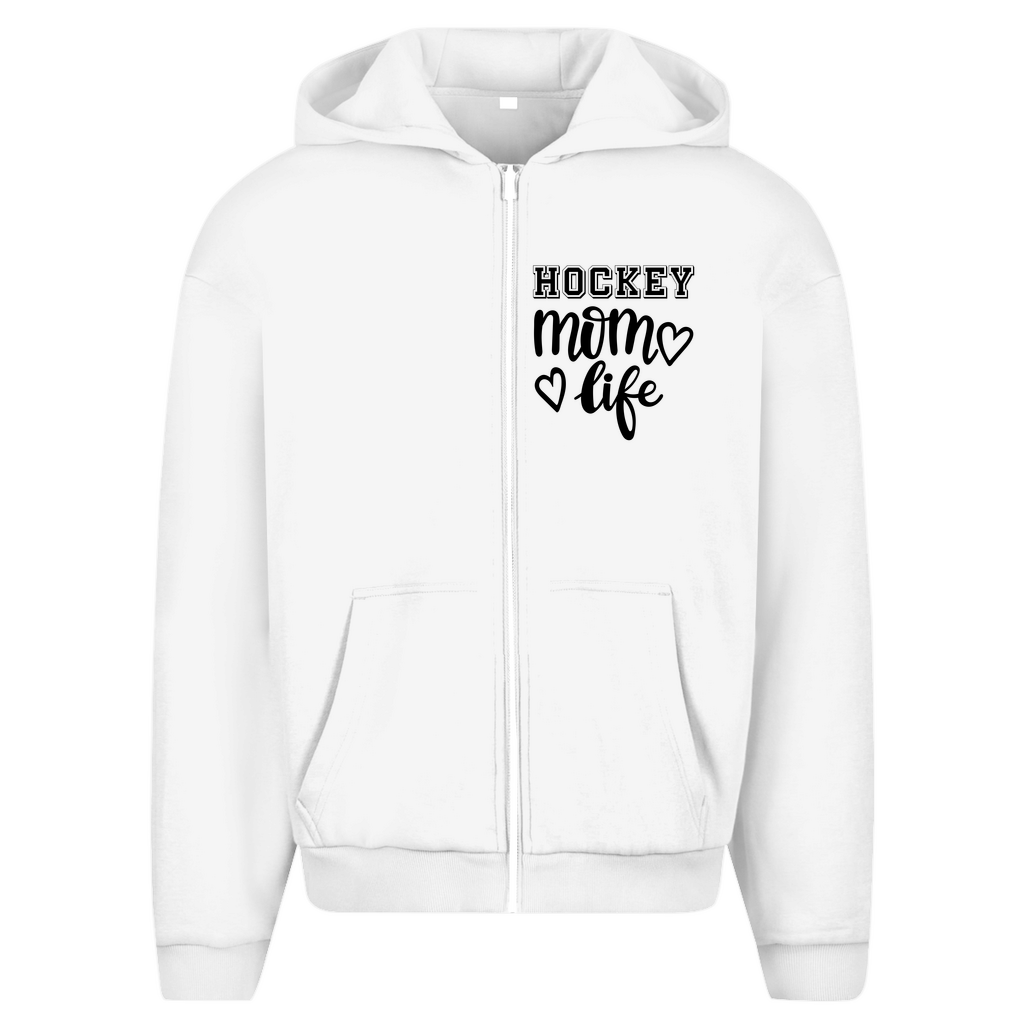 Oversize Zipper HOCKEY MOM LIFE