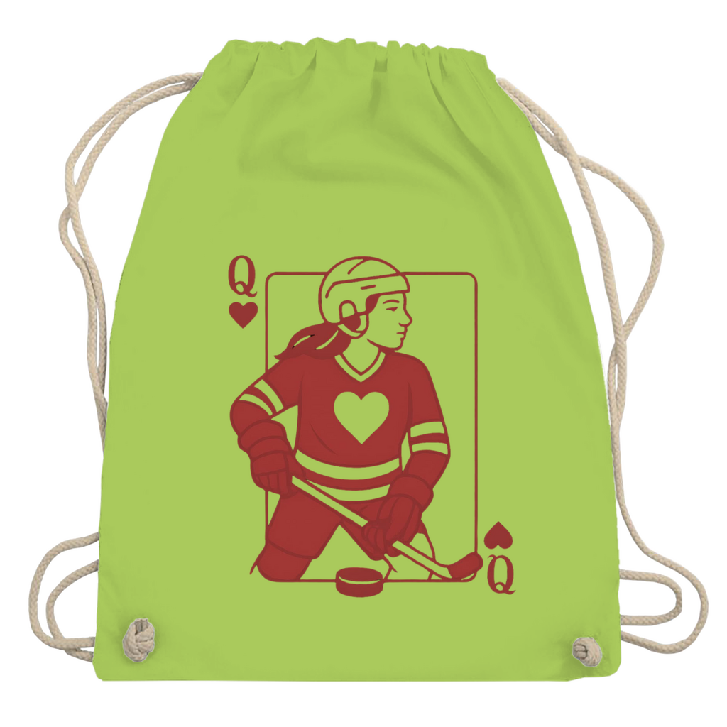 Turnbeutel HOCKEY HERZKÖNIGIN