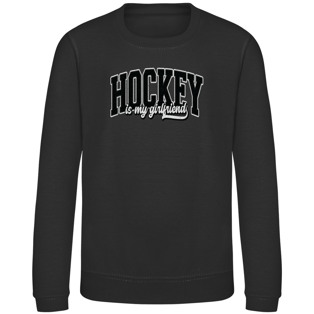 Kids Sweatshirt HOCKEY IS MY GIRLFRIEND