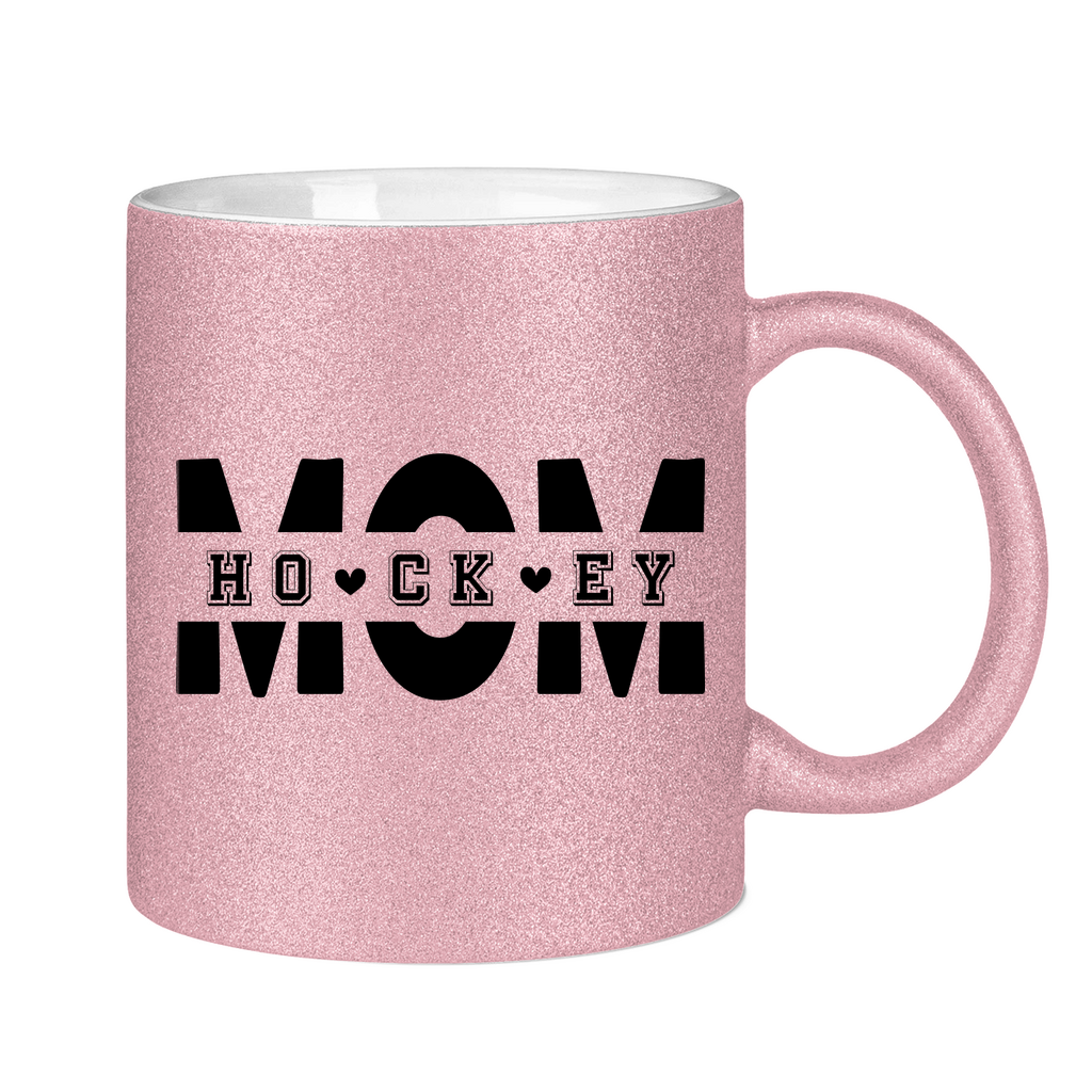 Glitzertasse HOCKEYMOM