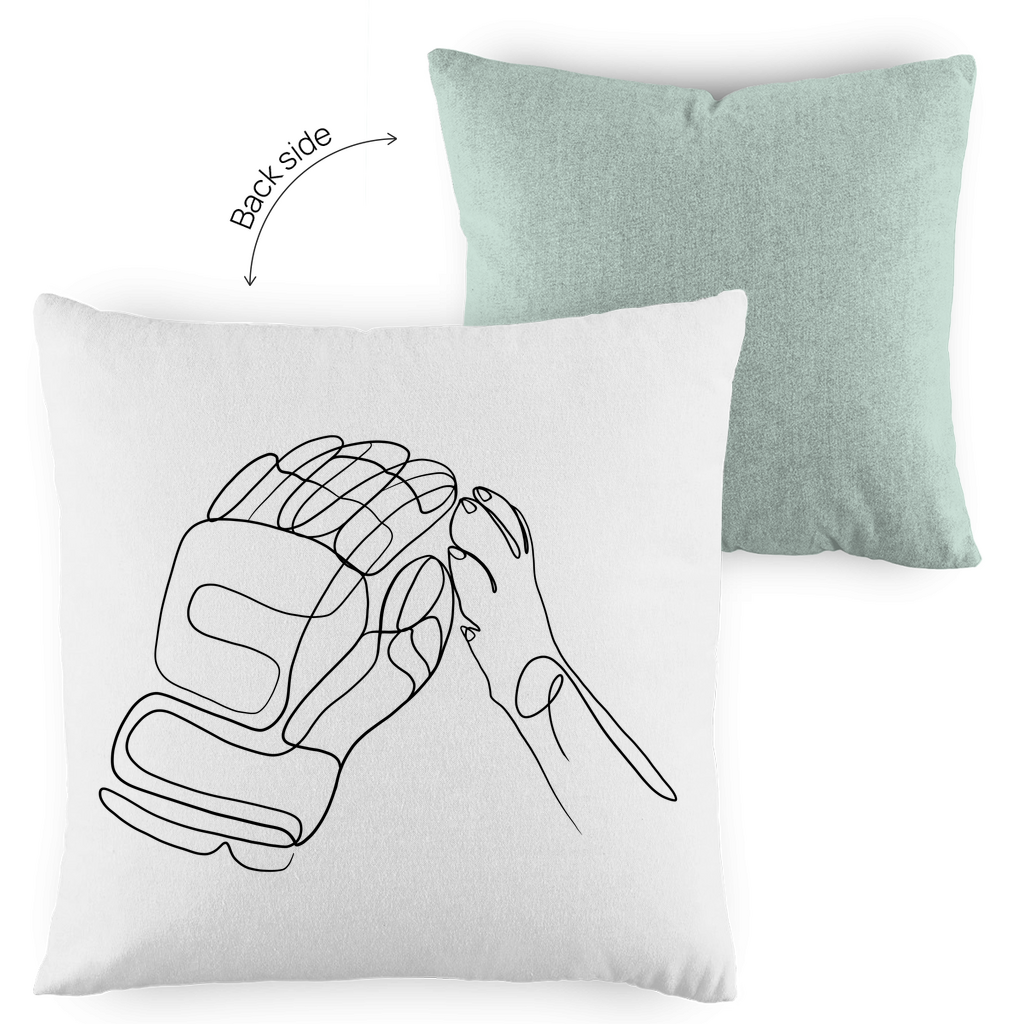 Kopfkissen zweifarbig HOCKEYBUNNY