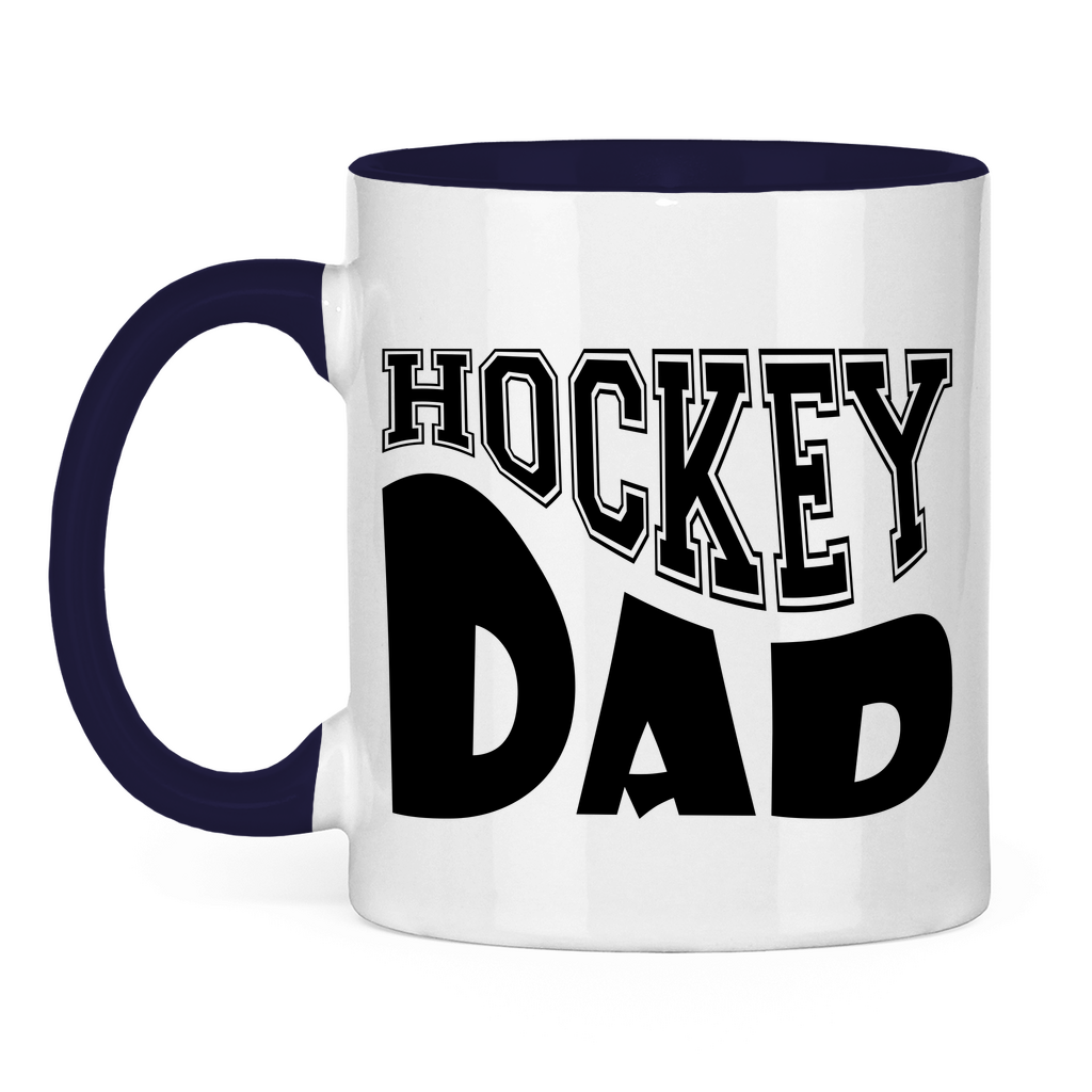Tasse zweifarbig HOCKEYDAD WAVE