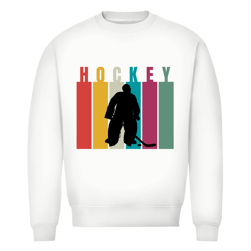 Unisex Sweatshirt COLOURFUL HOCKEY GOALIE