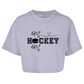 Ladies Crop Top HOCKEY MOM HEART