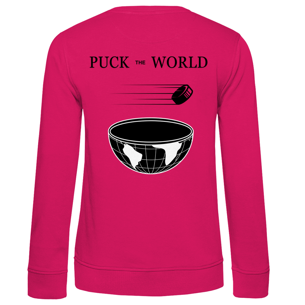 Ladies Sweatshirt PUCK THE WORLD (front&back)