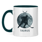 Tasse zweifarbig STERNZEICHEN TAURUS / STIER