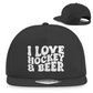 Snapback I LOVE HOCKEY & BEER