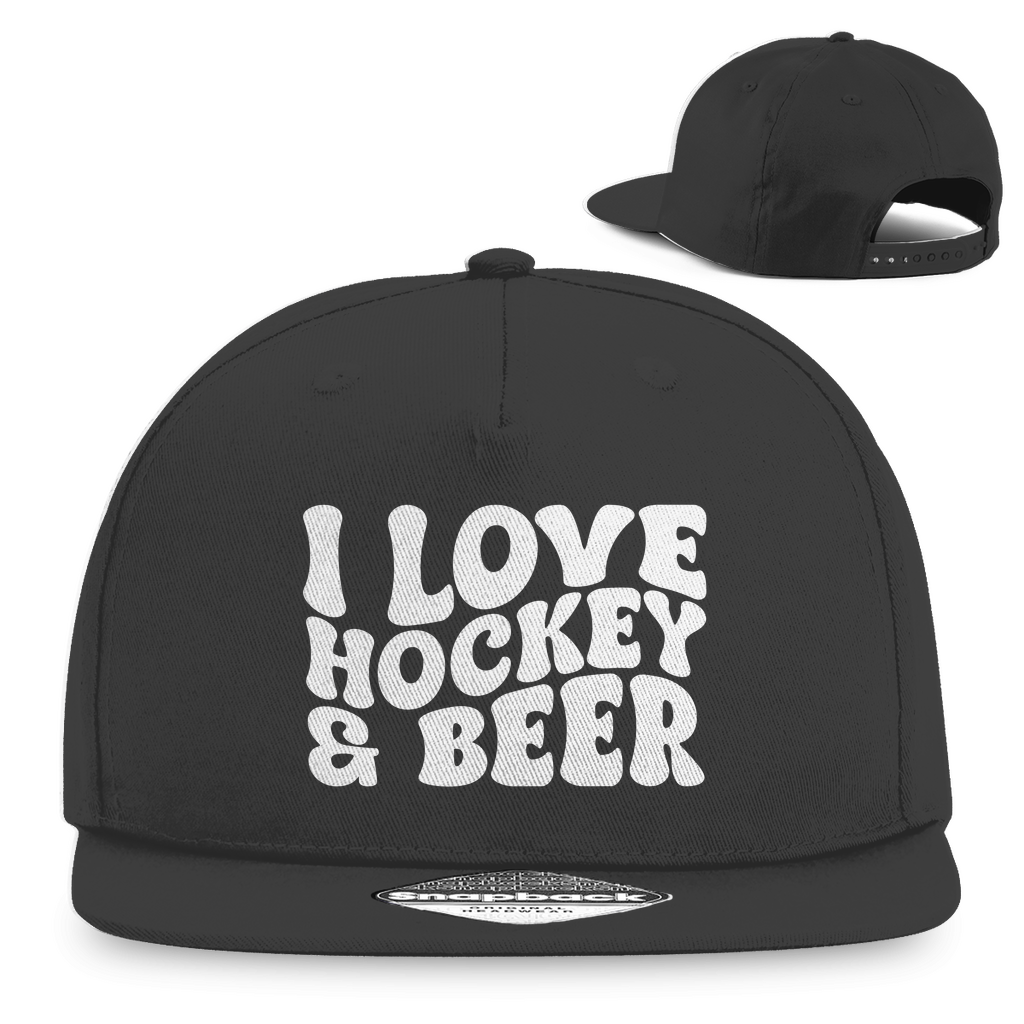 Snapback I LOVE HOCKEY & BEER