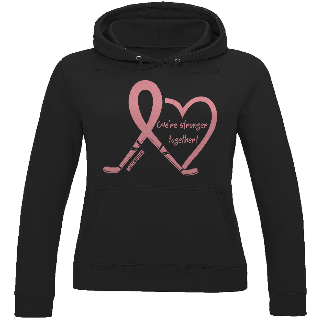 Ladies Hoodie PINKTOBER STRONGER TOGETHER