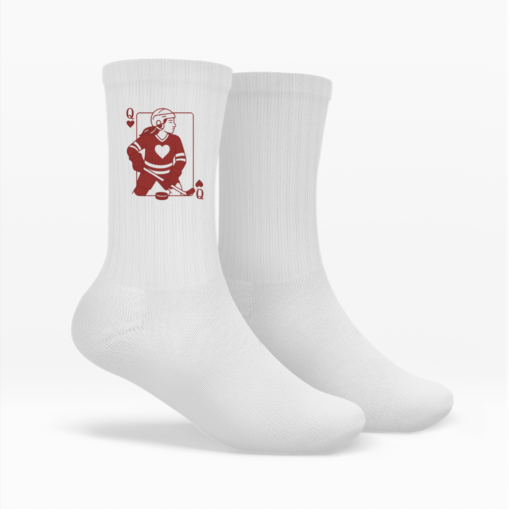 Socken HOCKEY HERZKÖNIGIN