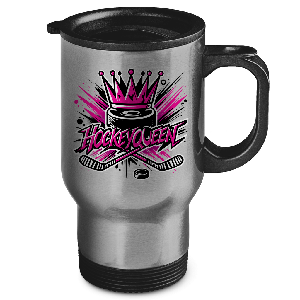 Edelstahl-Thermobecher HOCKEYQUEEN