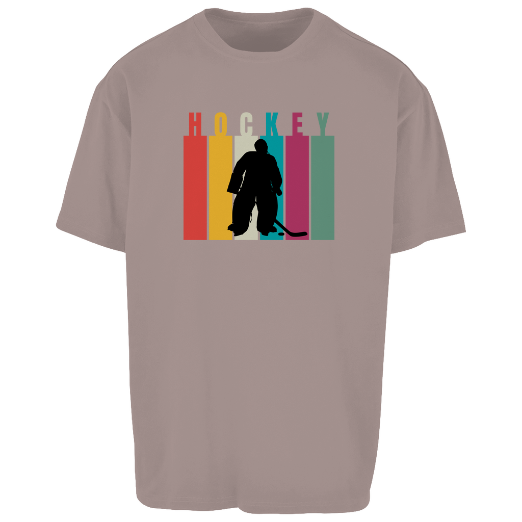 Oversize T-Shirt COLOURFUL HOCKEY GOALIE