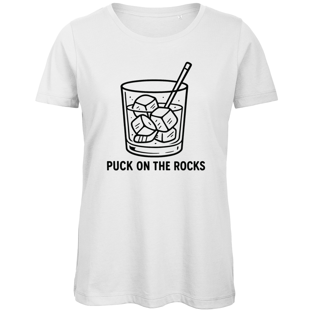 Ladies T-Shirt PUCK ON THE ROCKS