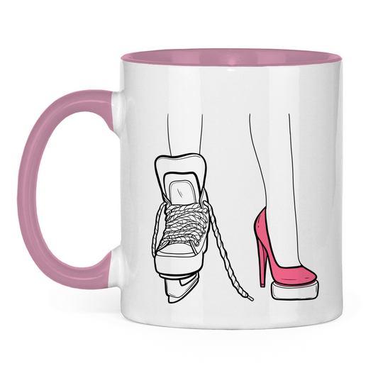 Tasse zweifarbig SKATES & HEELS