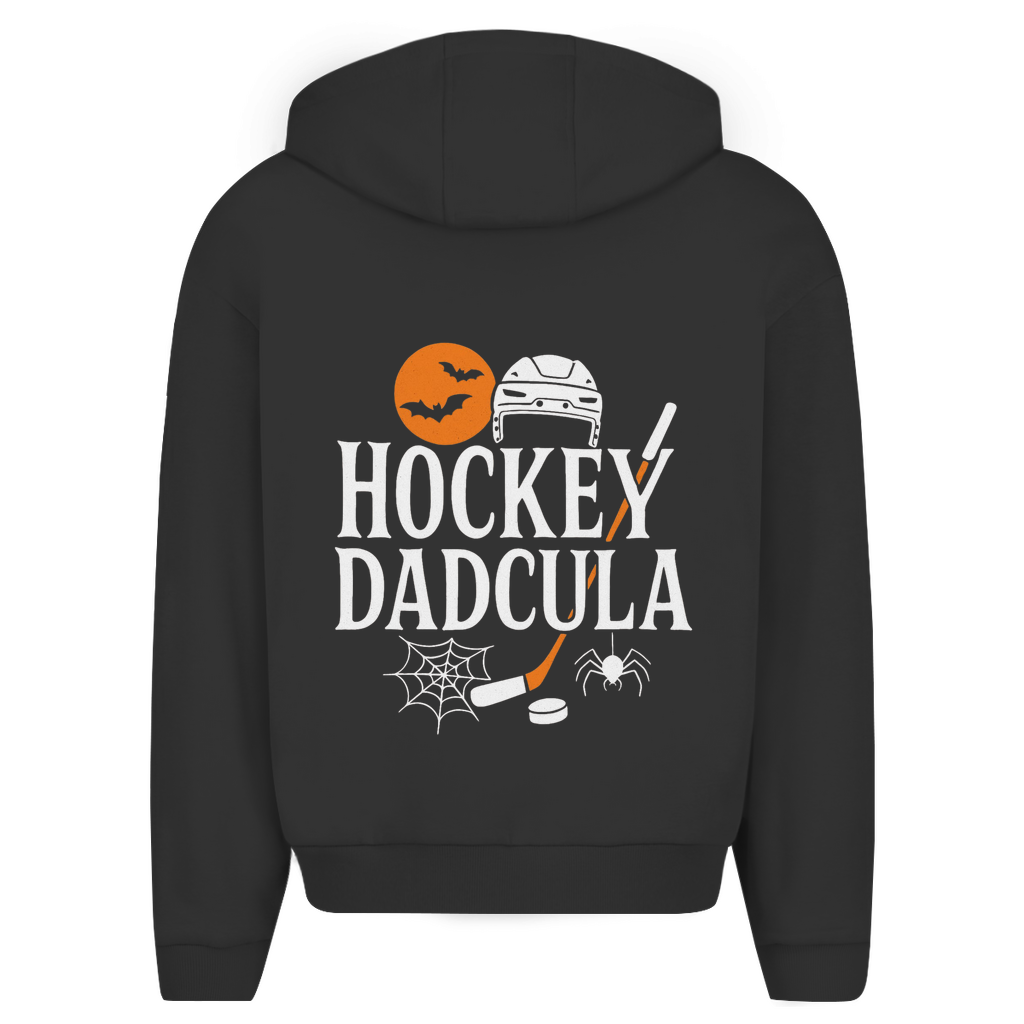 Oversize Zipper HALLOWEEN HOCKEY DADCULAR (front&back)