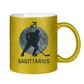 Glitzertasse STERNZEICHEN SAGITTARIUS / SCHÜTZE