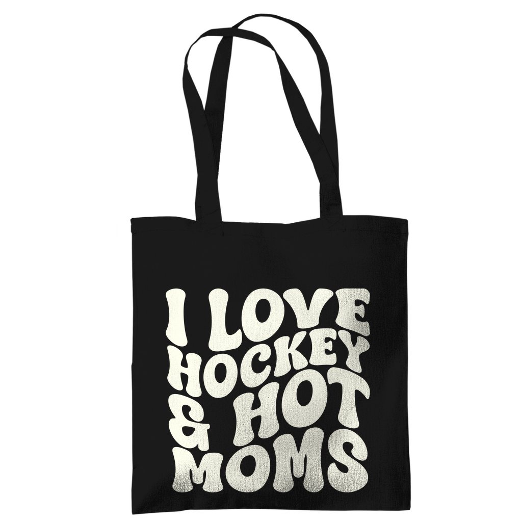 Tragetasche I LOVE HOCKEY & HOT MOMS