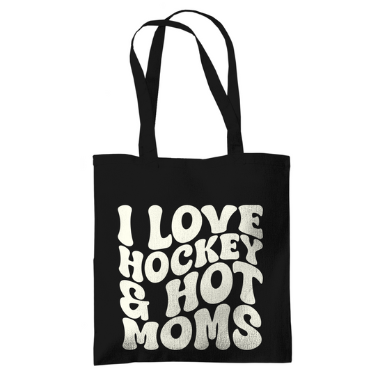 Tragetasche I LOVE HOCKEY & HOT MOMS
