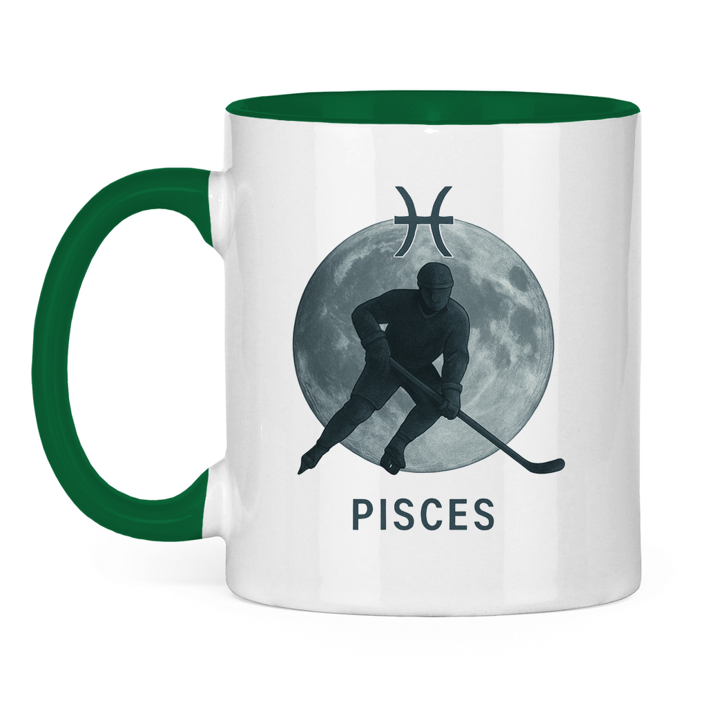 Tasse zweifarbig STERNZEICHEN PISCES / FISCH