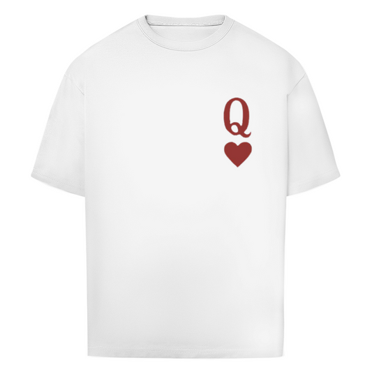 Oversize T-Shirt HOCKEY HERZKÖNIGIN (front&back)