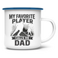 Emaille Tasse HOCKEYDAD FAVORITE PLAYER