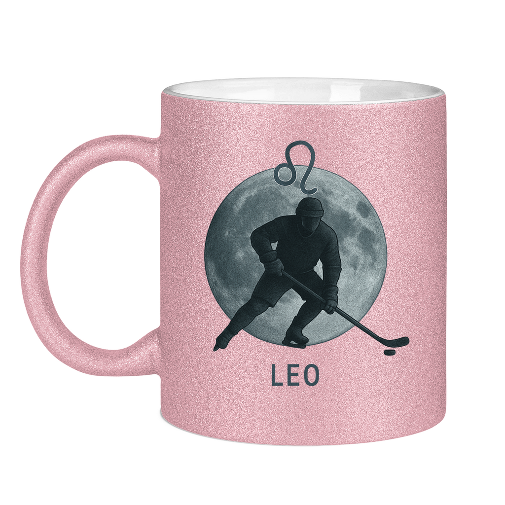 Glitzertasse STERNZEICHEN LEO / LÖWE