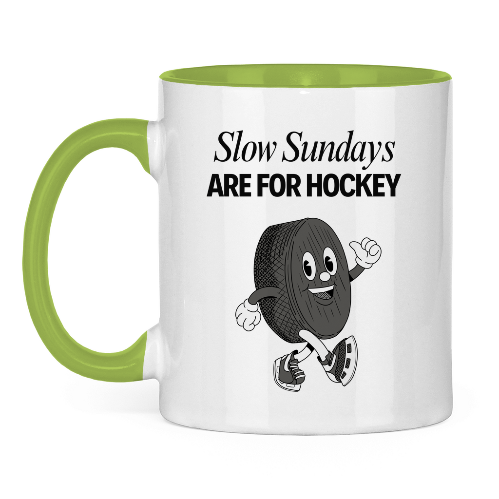Tasse zweifarbig SLOW SUNDAYS