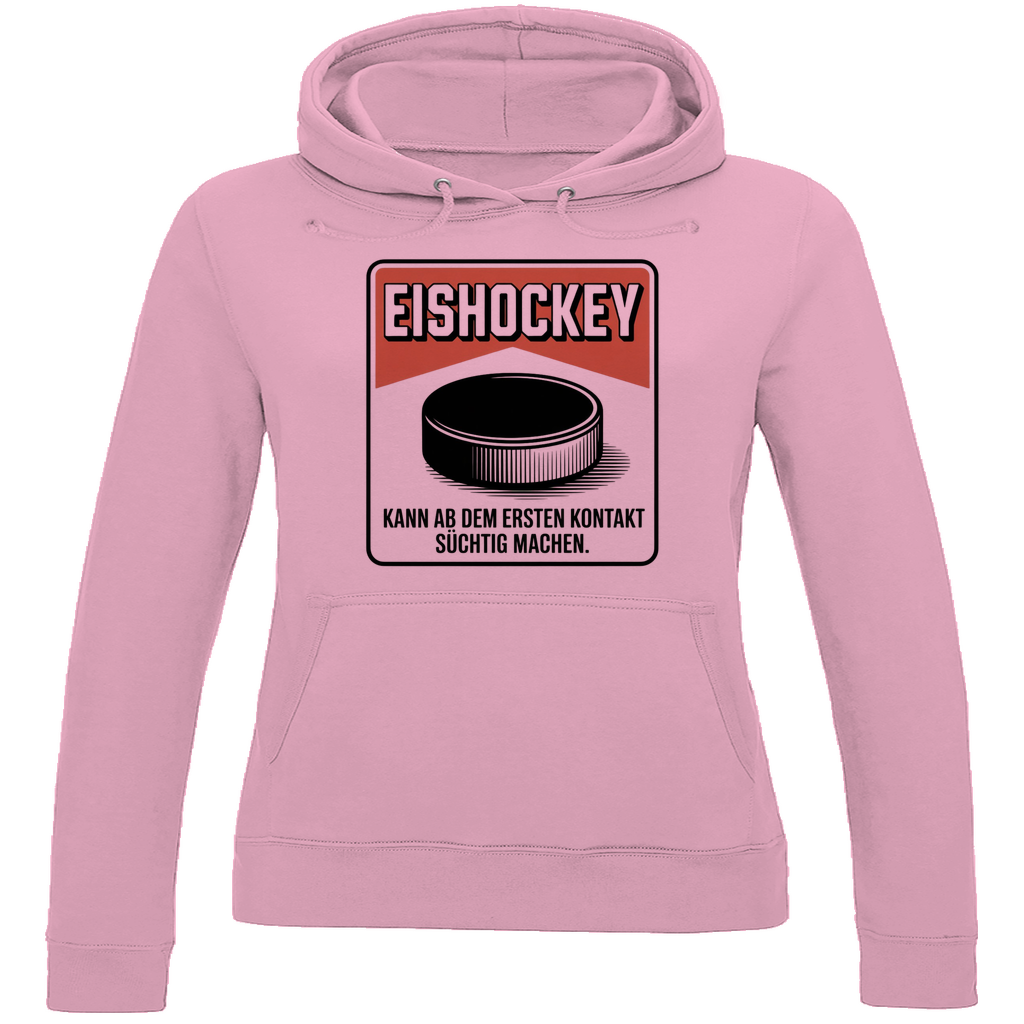 Ladies Hoodie EISHOCKEY ZIGARETTENSCHACHTEL