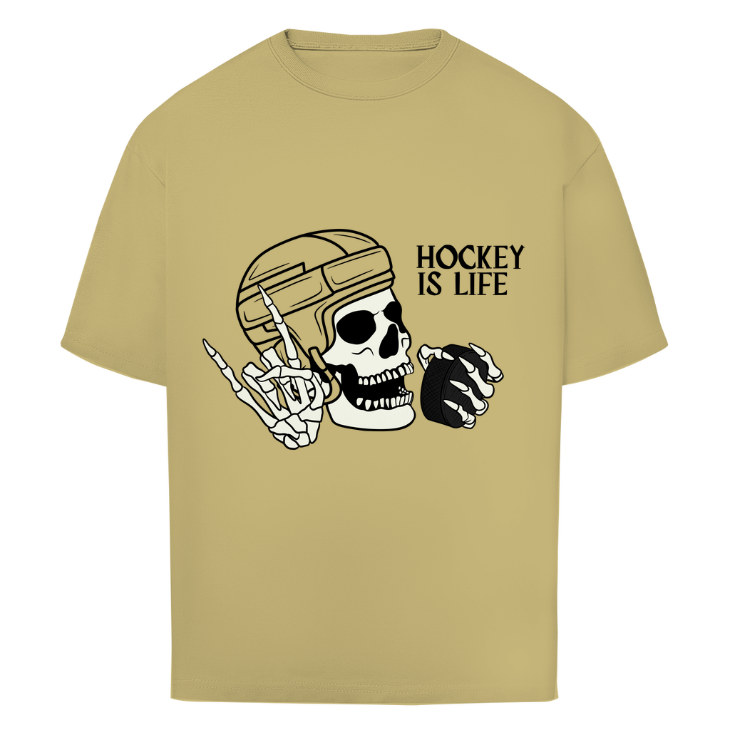 Oversize T-Shirt HOCKEY IS LIFE