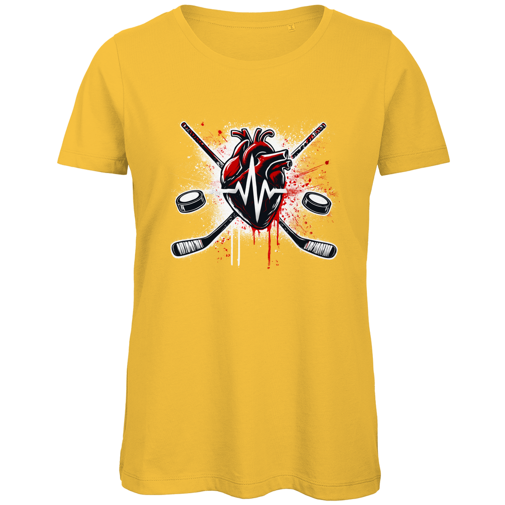 Ladies T-Shirt HOCKEY HEARTBEAT