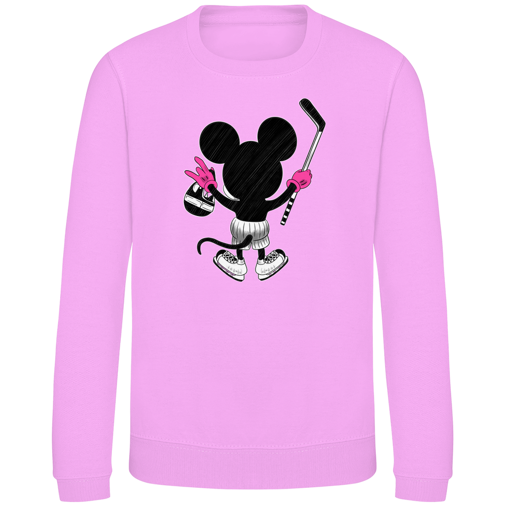 Kids Sweatshirt HOCKEYMOUSE PINK