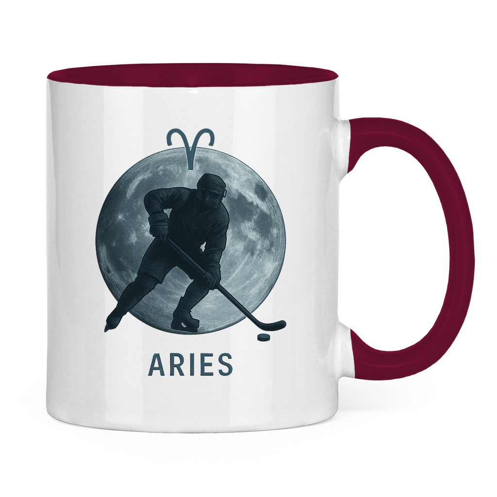 Tasse zweifarbig STERNZEICHEN ARIES / WIDDER