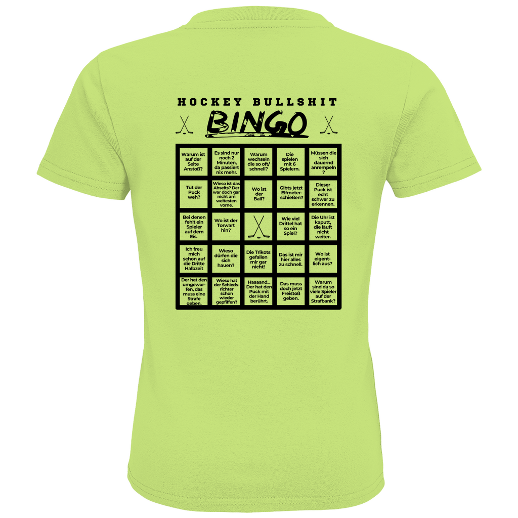 Kids T-Shirt BULLSHIT BINGO (back)