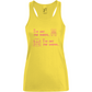 Ladies Tank Top PRINCESS (front&back)