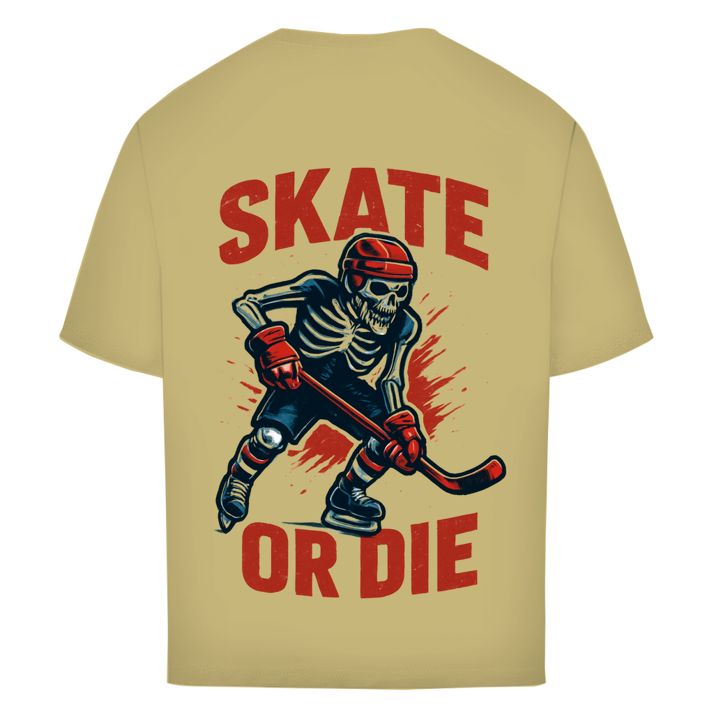 Oversize T-Shirt HALLOWEEN SKATE OR DIE (front&back)