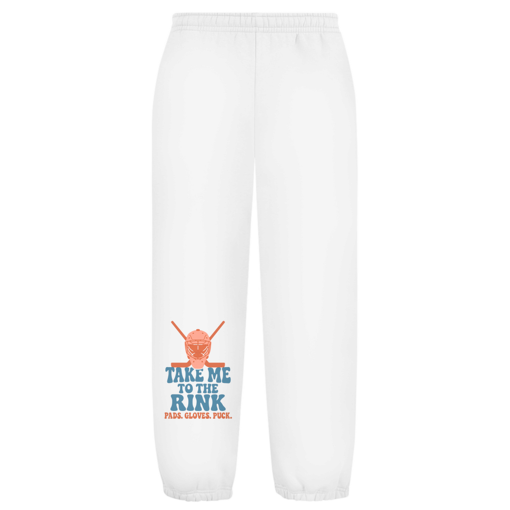 Oversize Sweatpants TAKE ME TO THE RINK GOALIE