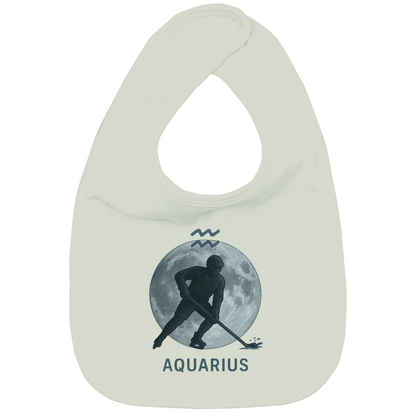 Kinder Bio Lätzchen STERNZEICHEN AQUARIUS / WASSERMANN
