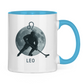 Tasse zweifarbig STERNZEICHEN LEO / LÖWE
