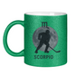 Glitzertasse STERNZEICHEN SCORPIO / SKORPION