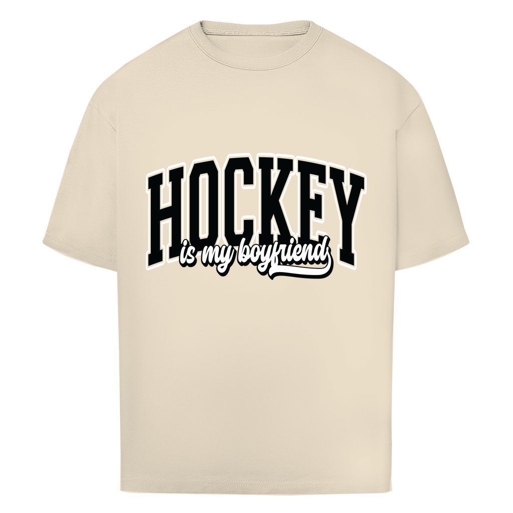 Oversize T-Shirt HOCKEY IS MY BOYFRIEND