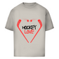 Oversize T-Shirt HOCKEYLOVE STICKHEART
