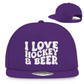 Snapback I LOVE HOCKEY & BEER