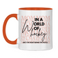 Tasse zweifarbig WORLD OF HOCKEY - MOM