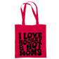 Tragetasche I LOVE HOCKEY & HOT MOMS
