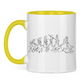 Tasse zweifarbig BORN TO HOCKEY EVULUTION