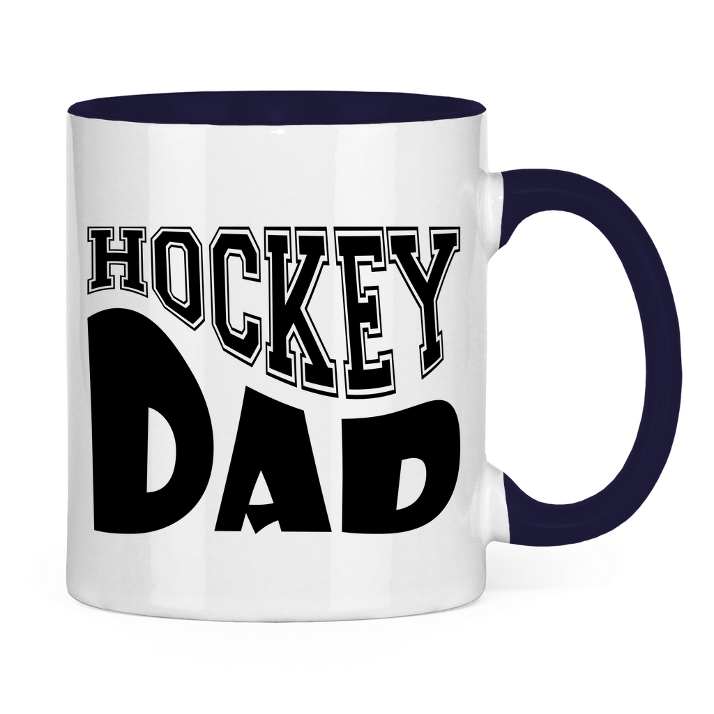 Tasse zweifarbig HOCKEYDAD WAVE