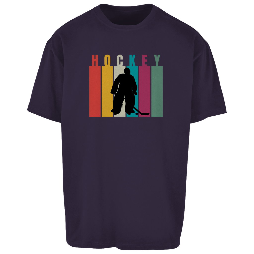 Oversize T-Shirt COLOURFUL HOCKEY GOALIE