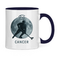 Tasse zweifarbig STERNZEICHEN CANCER / KREBS