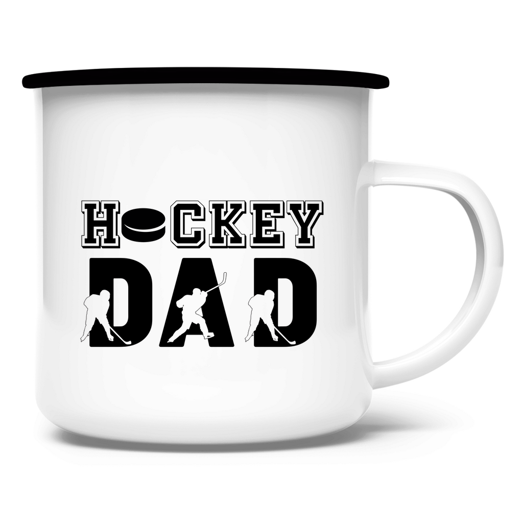 Emaille Tasse HOCKEYDAD SPIELER