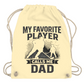 Turnbeutel HOCKEYDAD FAVORITE PLAYER